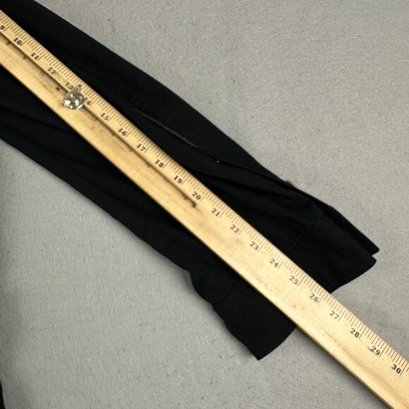 Kenzo Homme Mens Utility Coat XXL 2XL Belted Army black buckle pockets - Picture 13 of 14